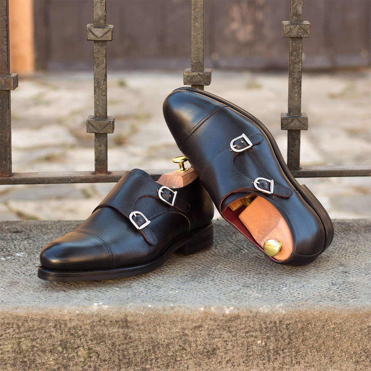 Noble Nuptials Double Monk Shoe