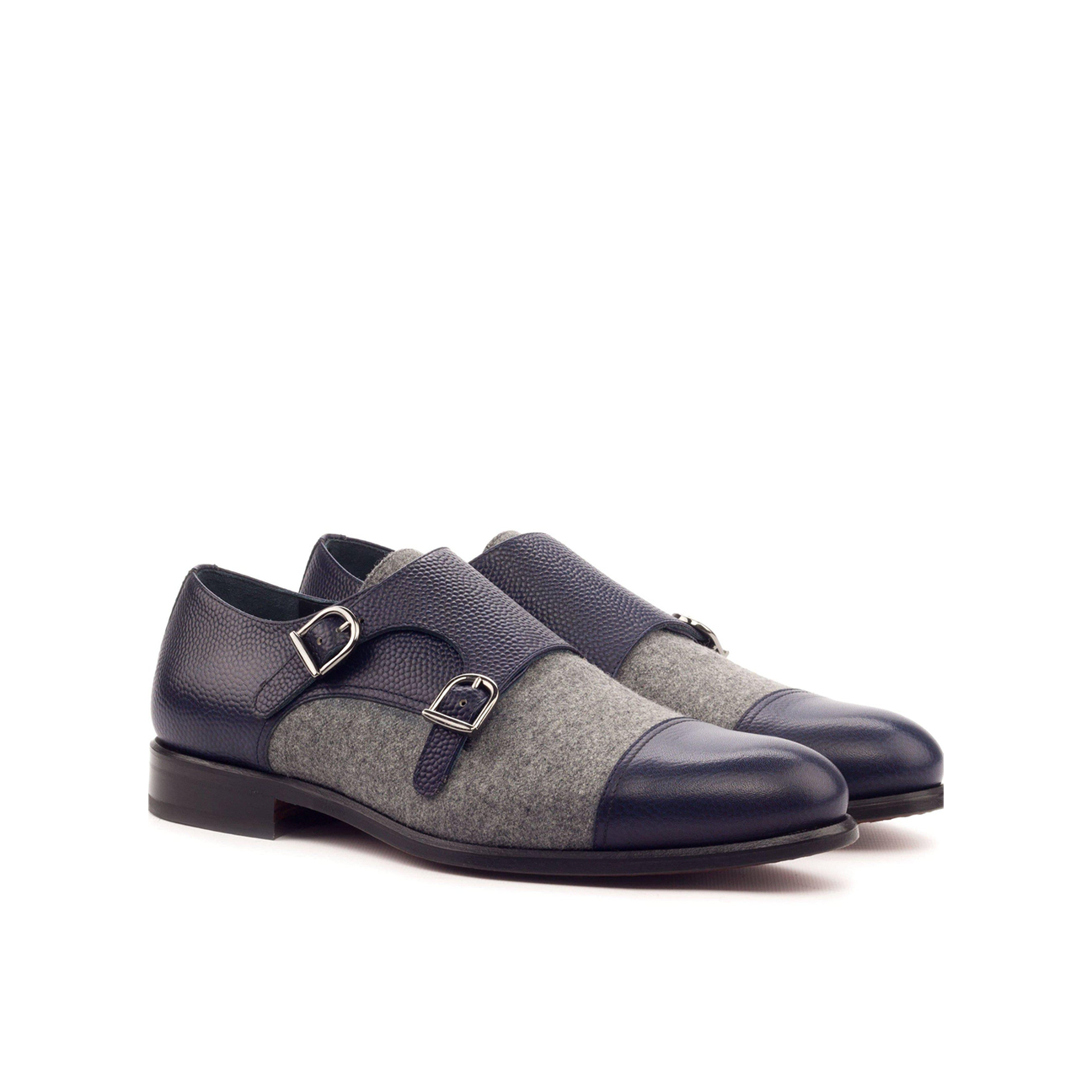 Sleek Soles Double Monk Shoe
