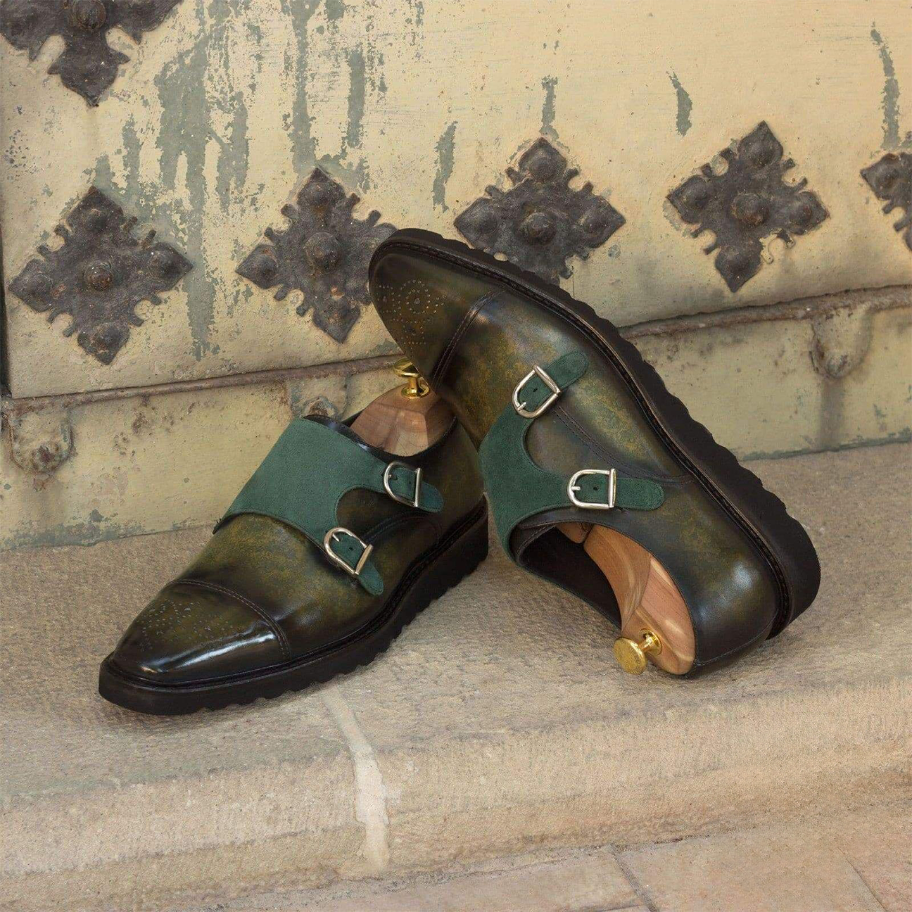 Grandeur Gravitas Double Monk Shoe