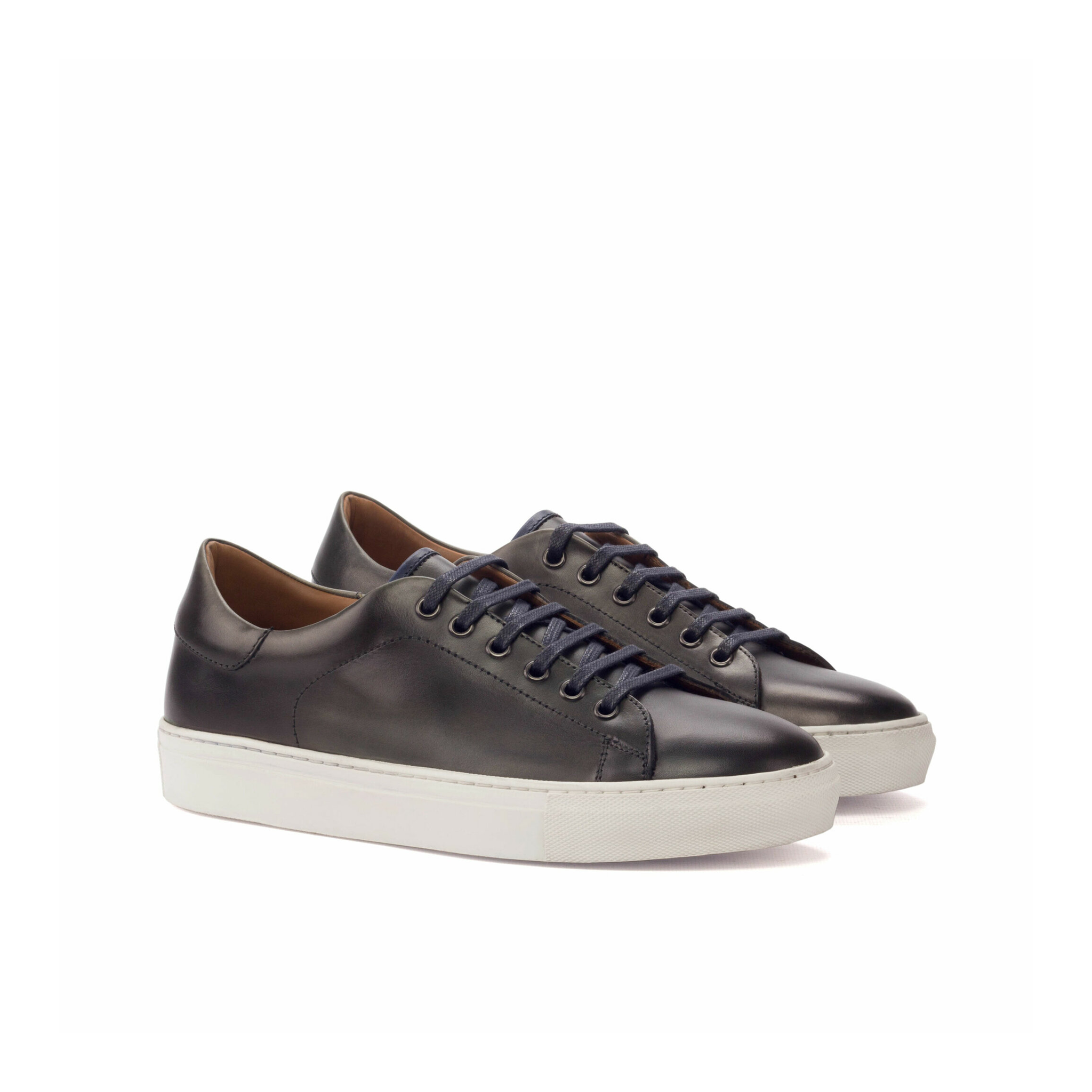Jamaal Larsen Sneakers Black Leather