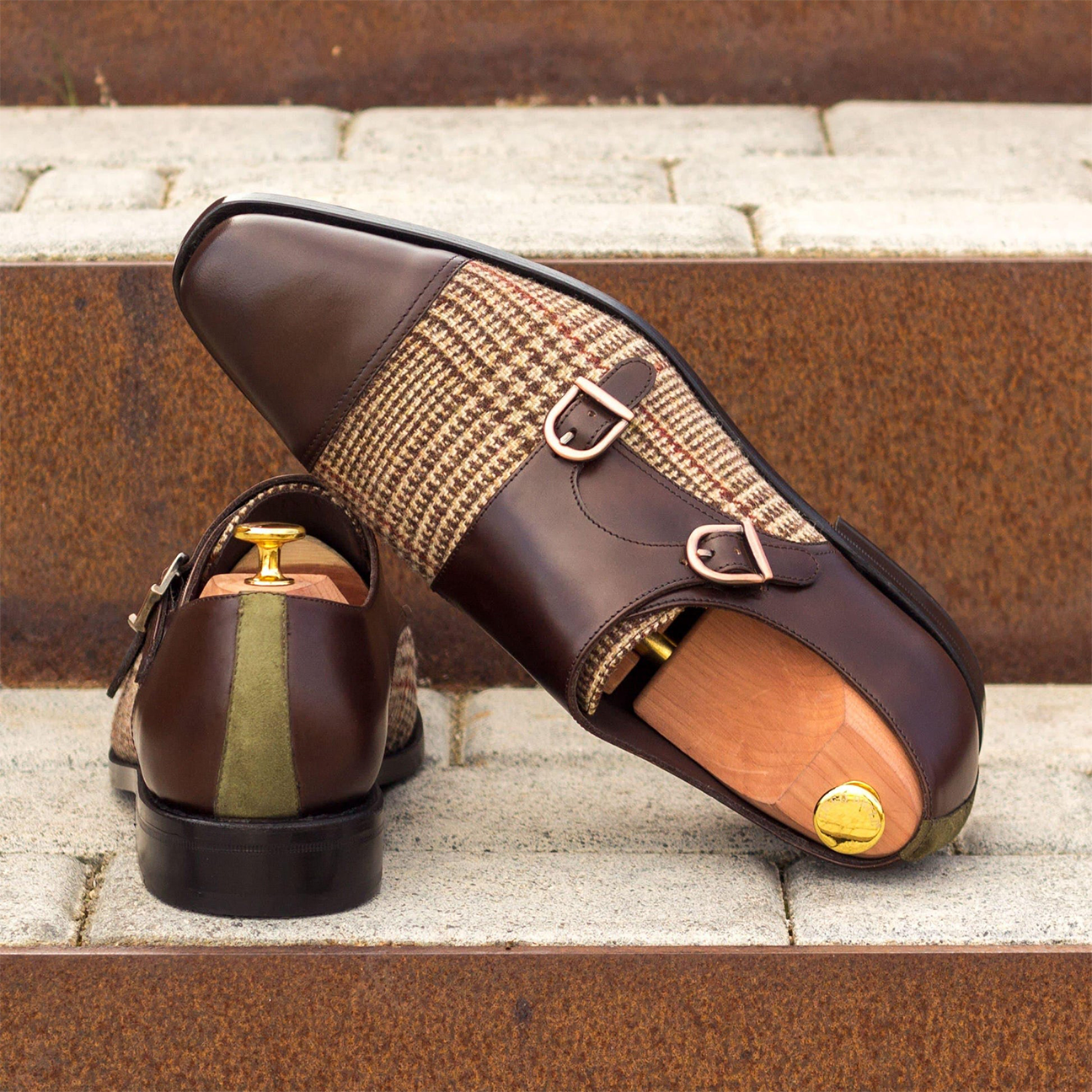 Aristocrat Adorn Double Monk Shoe
