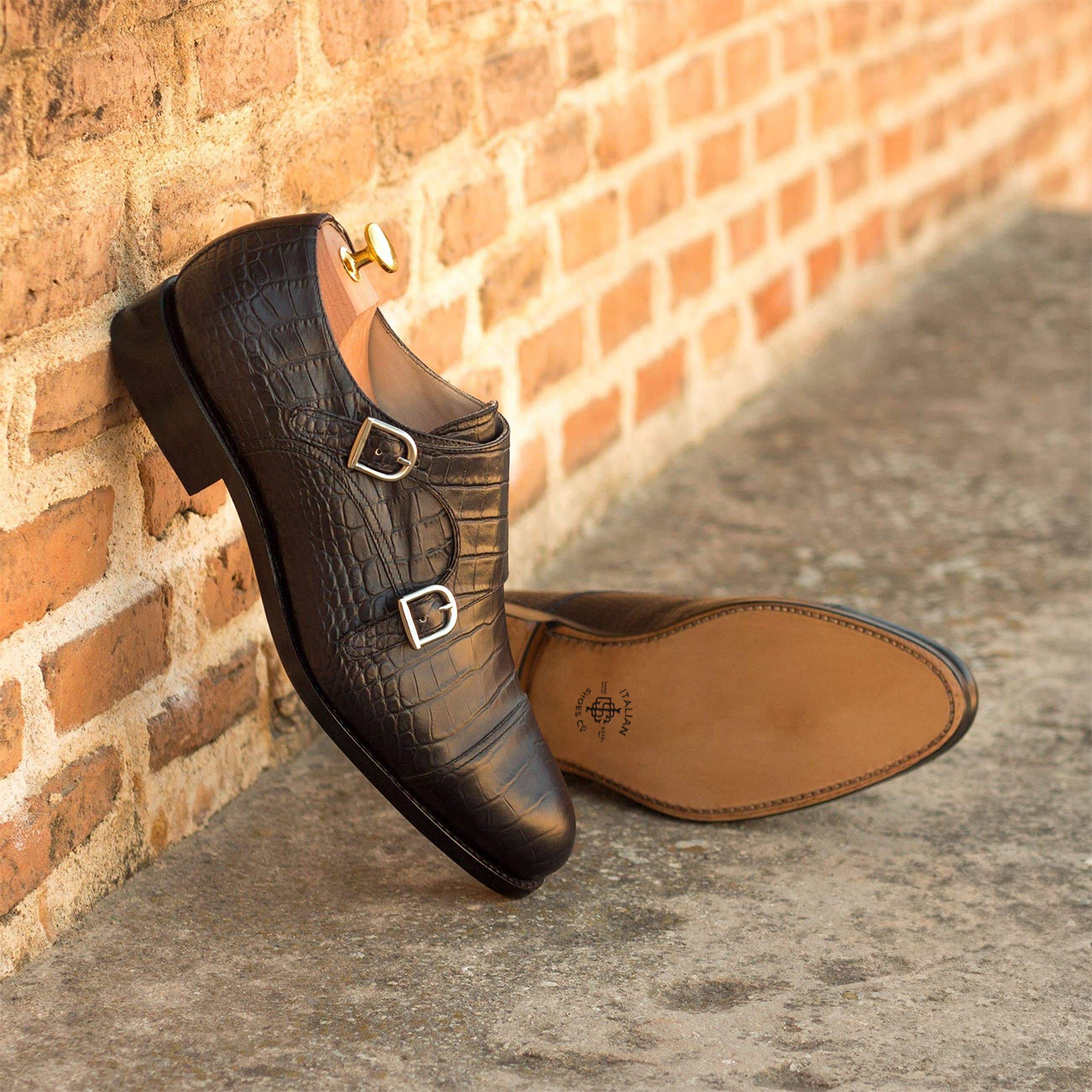 Refined Replicas Double Monk Shoe