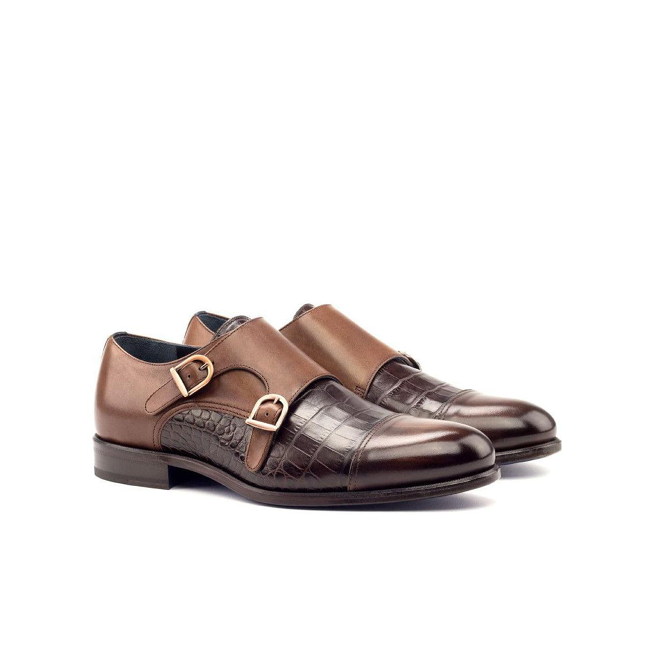 Metropolitan Monarchy Double Monk Shoe Dark