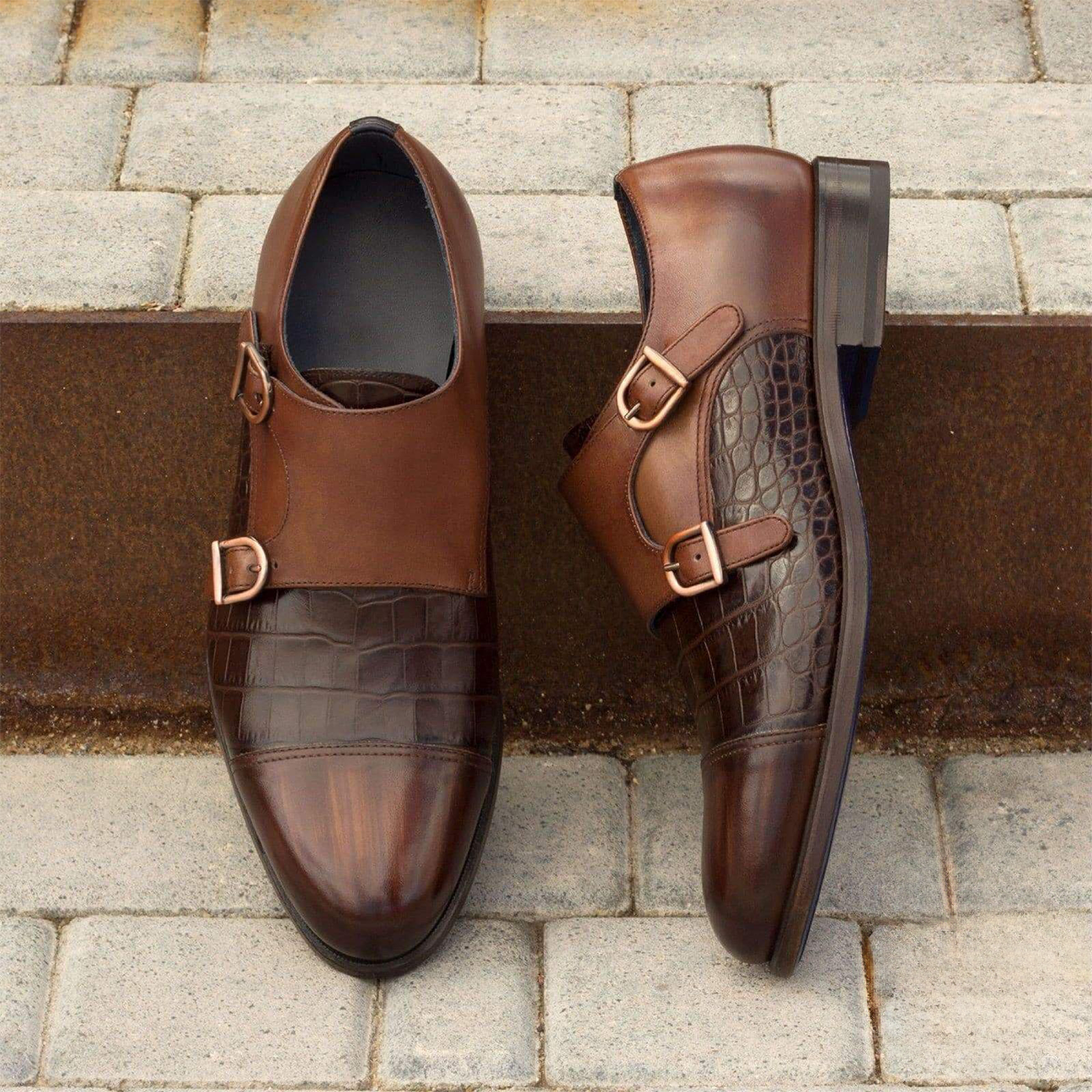 Metropolitan Monarchy Double Monk Shoe Dark