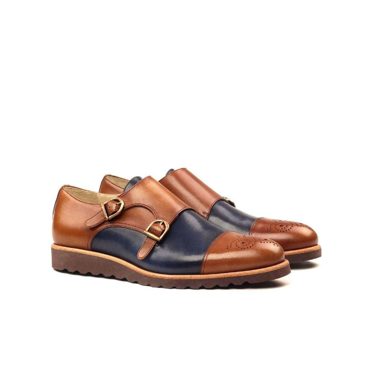 Stately Steppers Double Monk Shoe