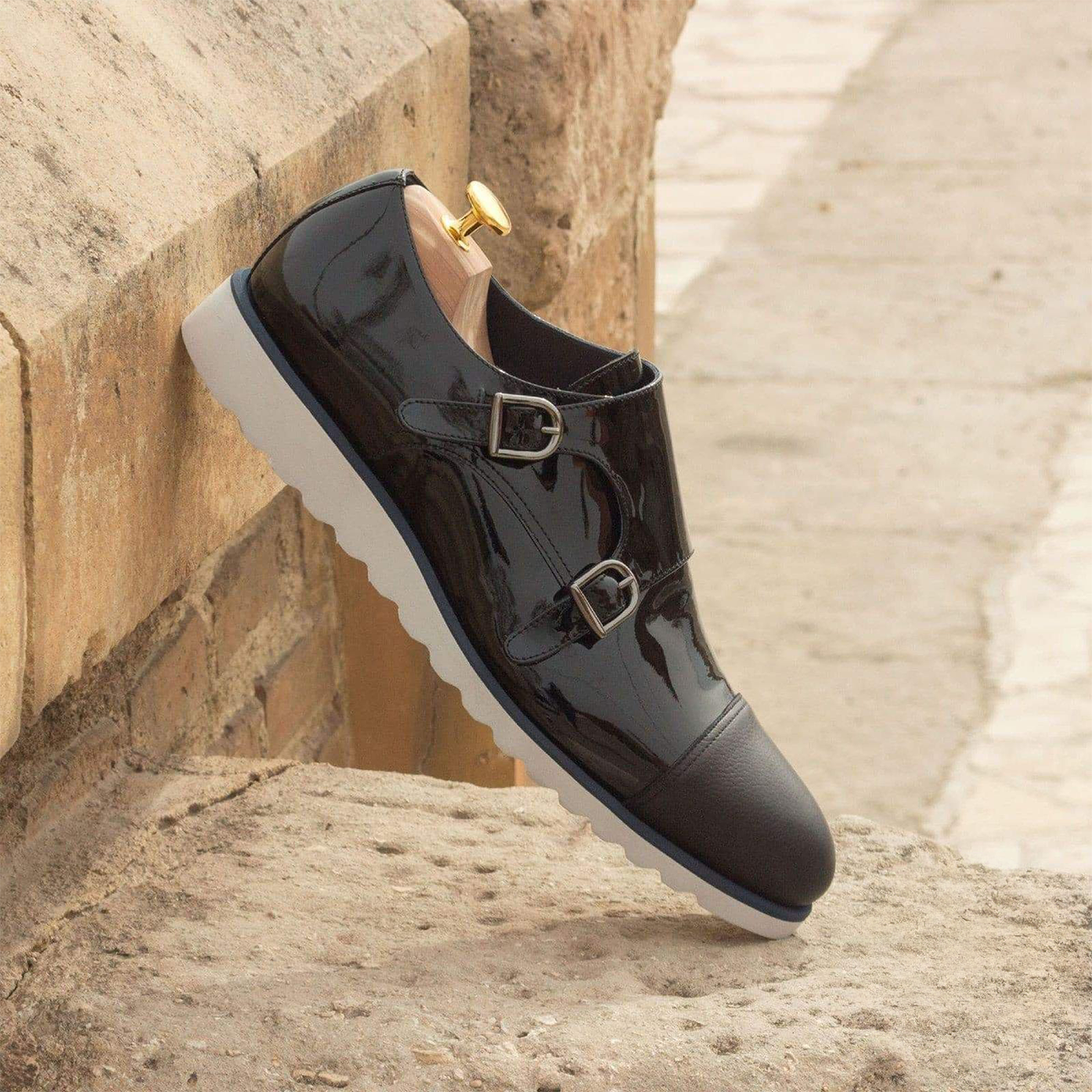 Dapper Deux Double Monk Shoe