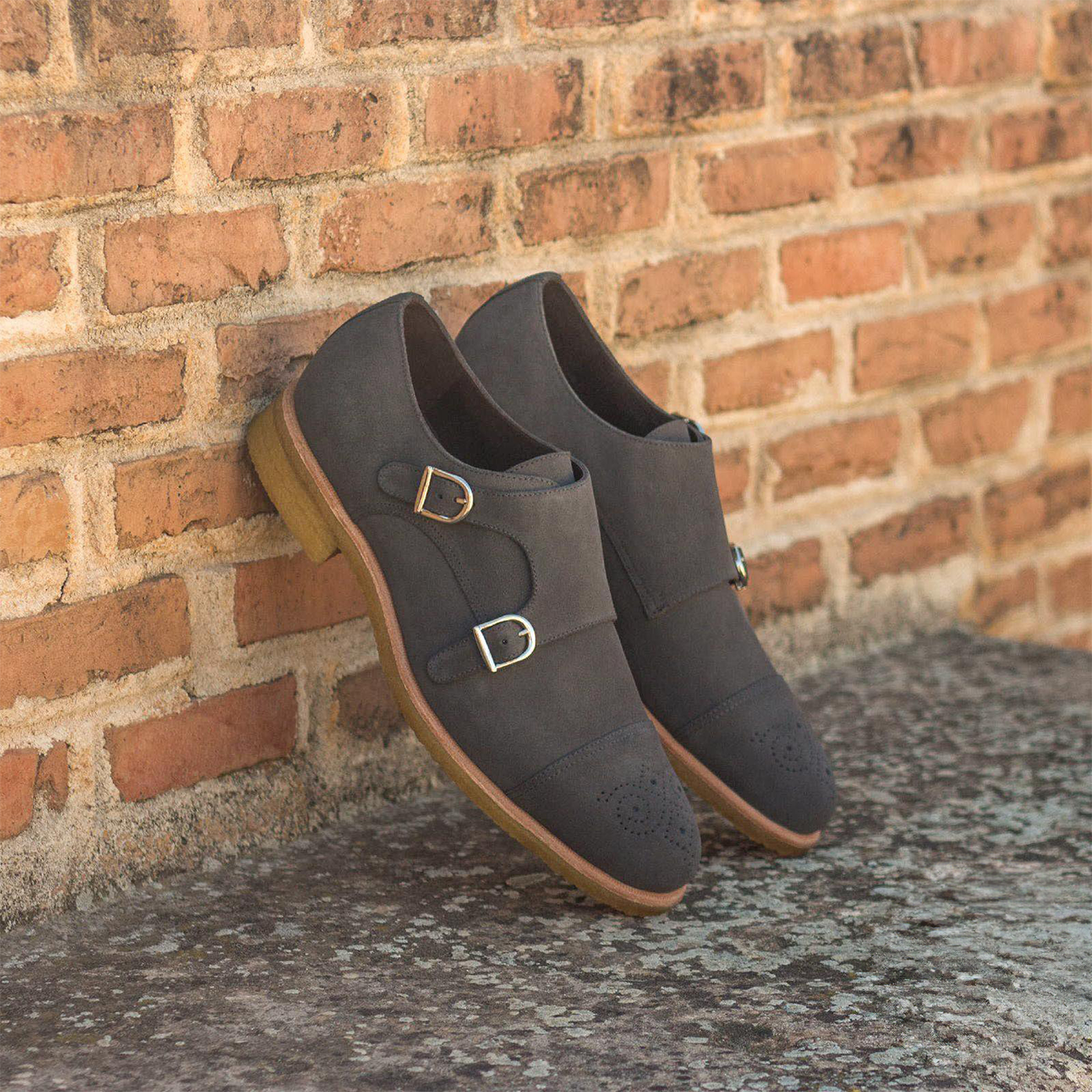 Eclat Elegance Double Monk Shoe