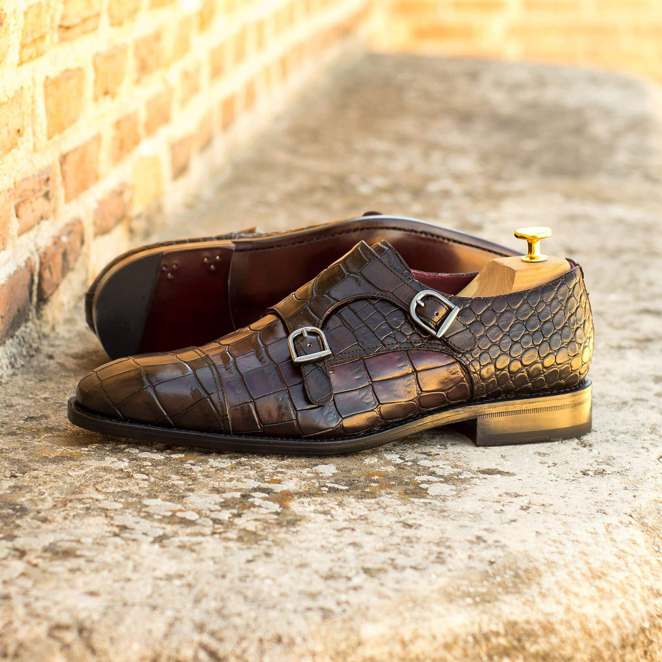 Urban Union Double Monk Shoe Dark