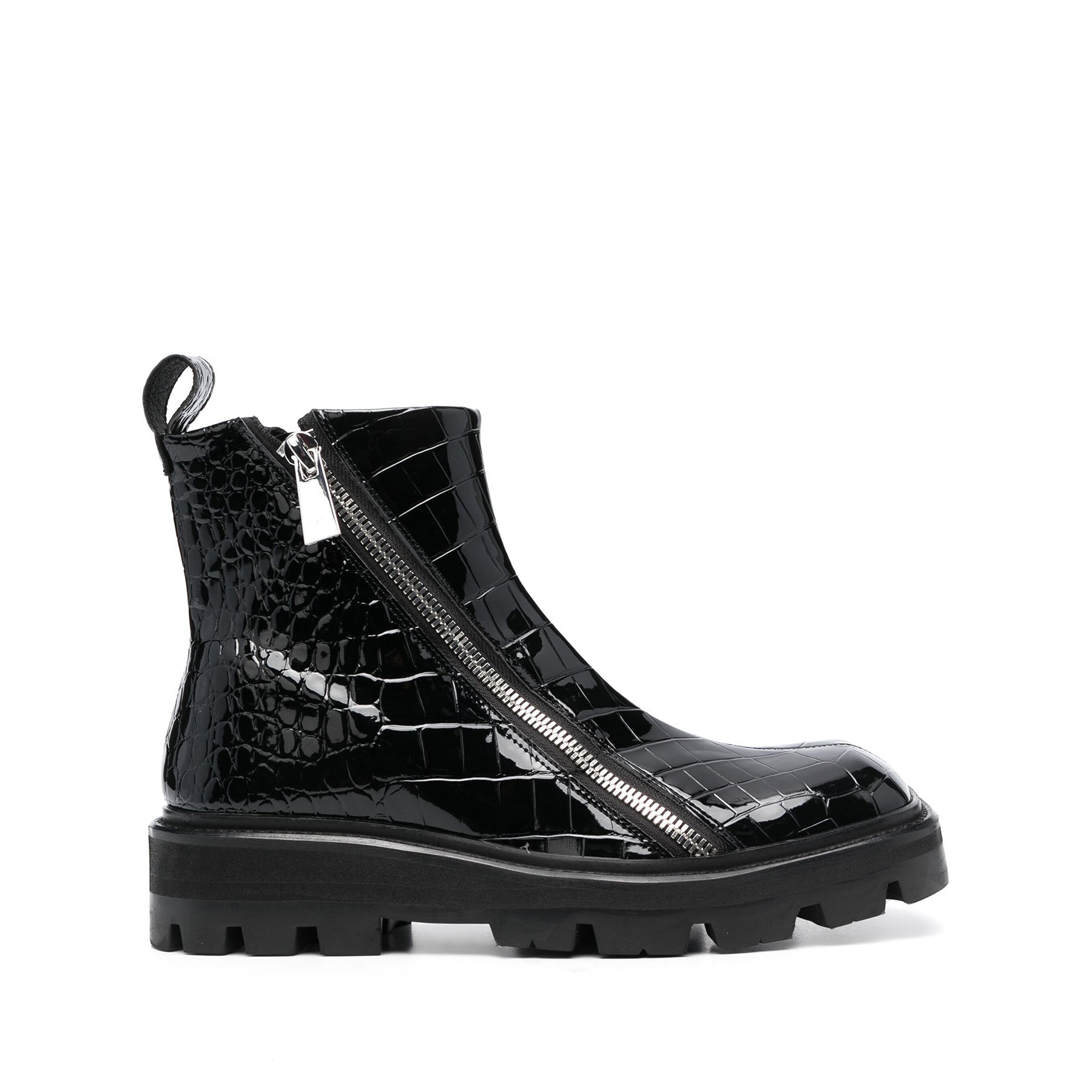 Selim Mock Croc Ankle Boots