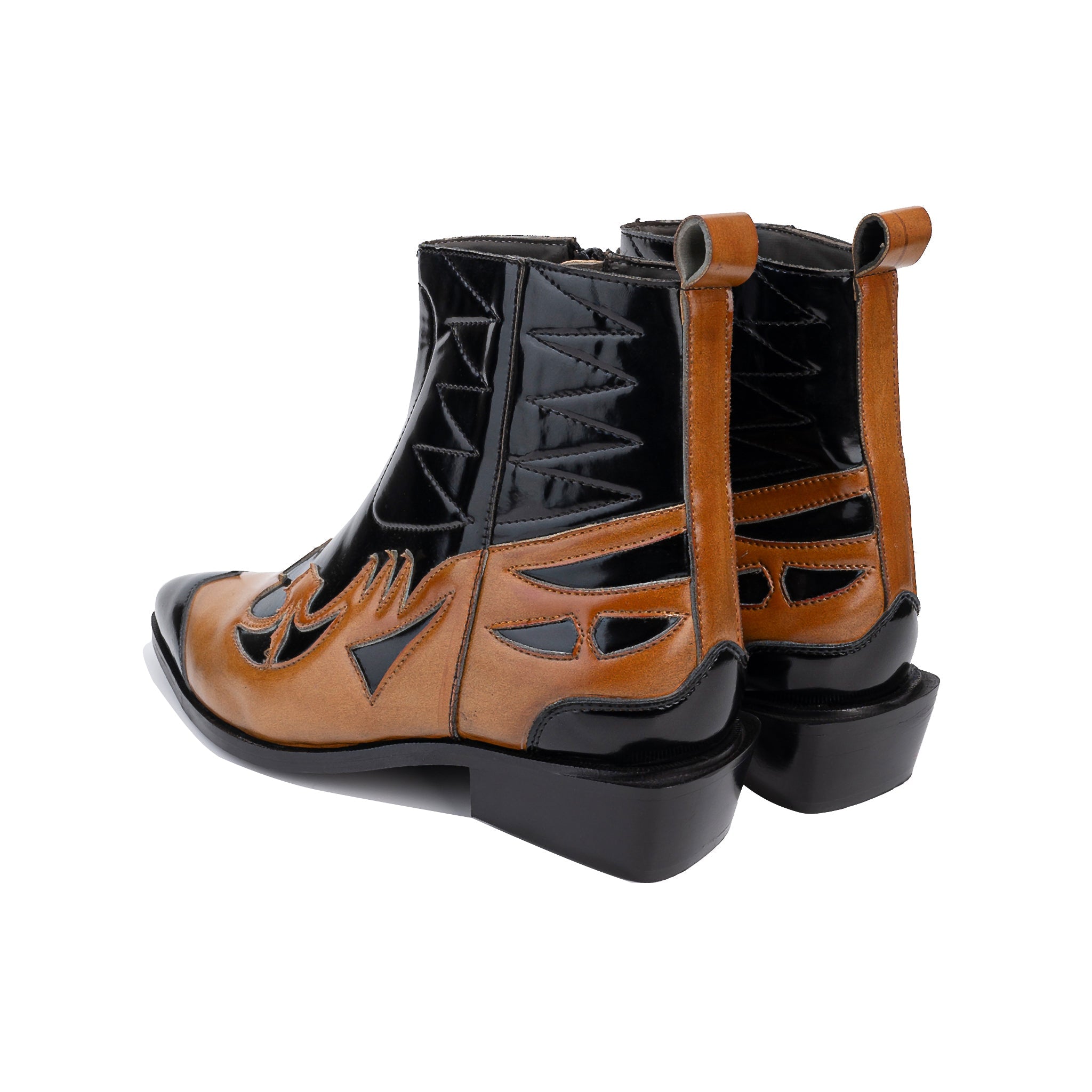 Chiara Captoe Suede High Ankle Boots