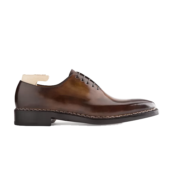 Oxford Men Italian Leather Shade Brown Shoes 585