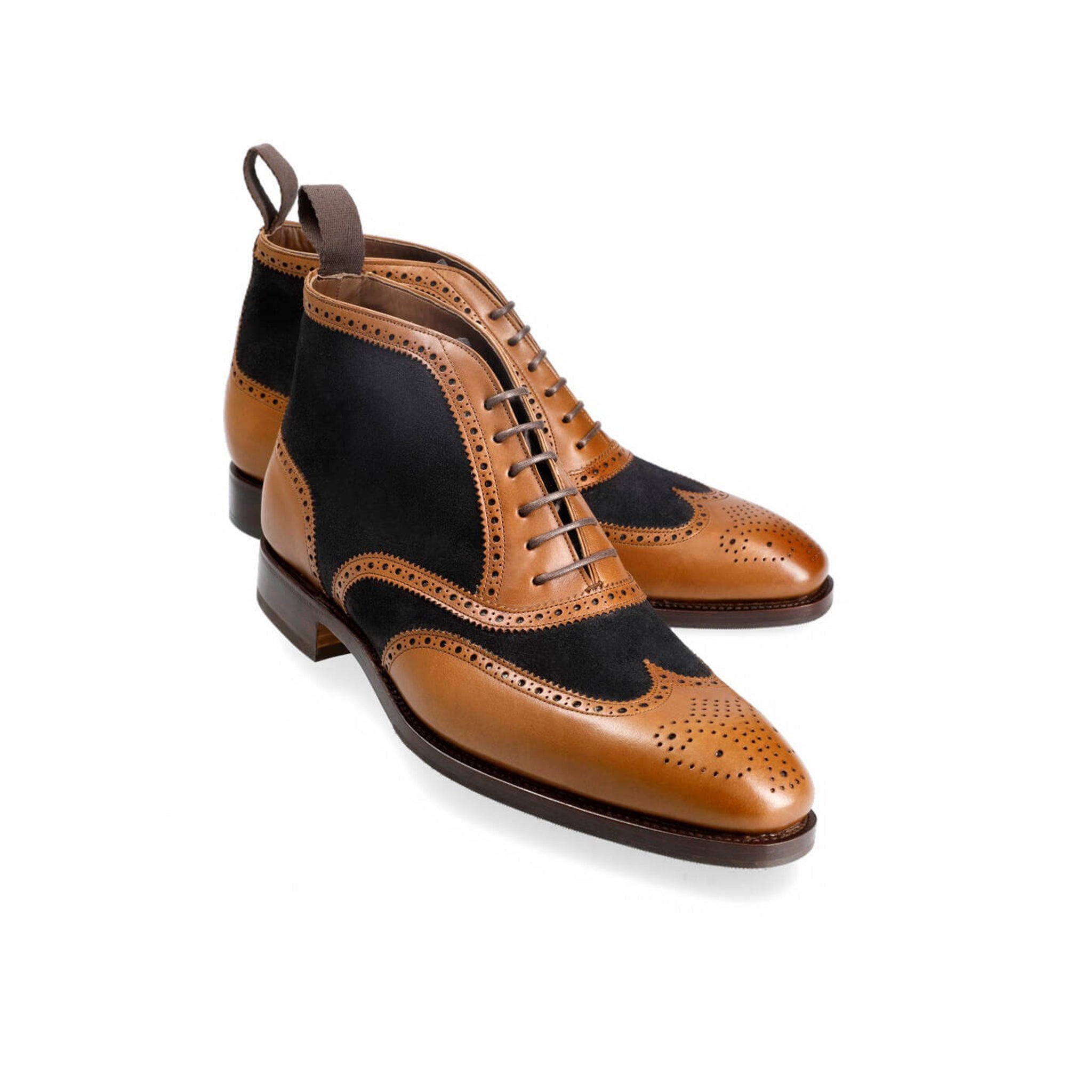 Black Vegano Suede Dress Boots for Men s