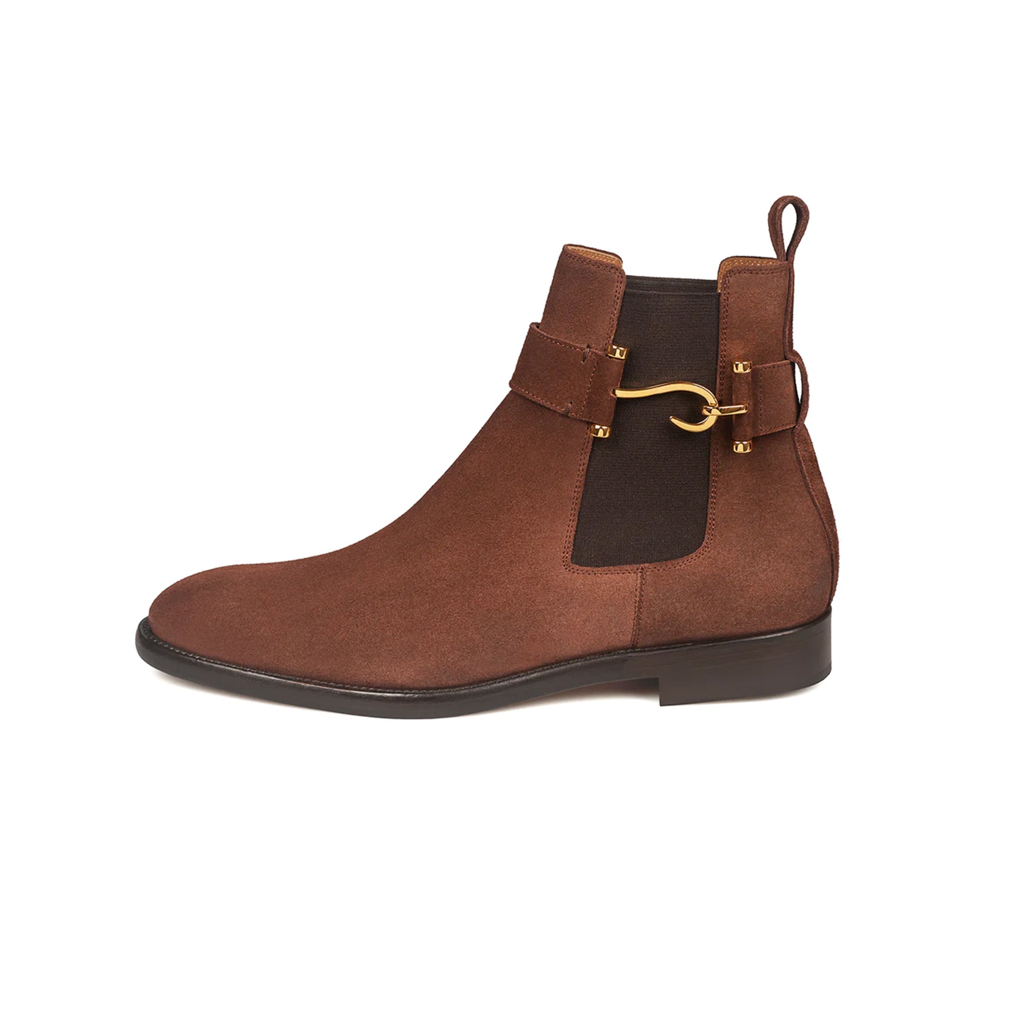 Diego Leather High Ankle Boots