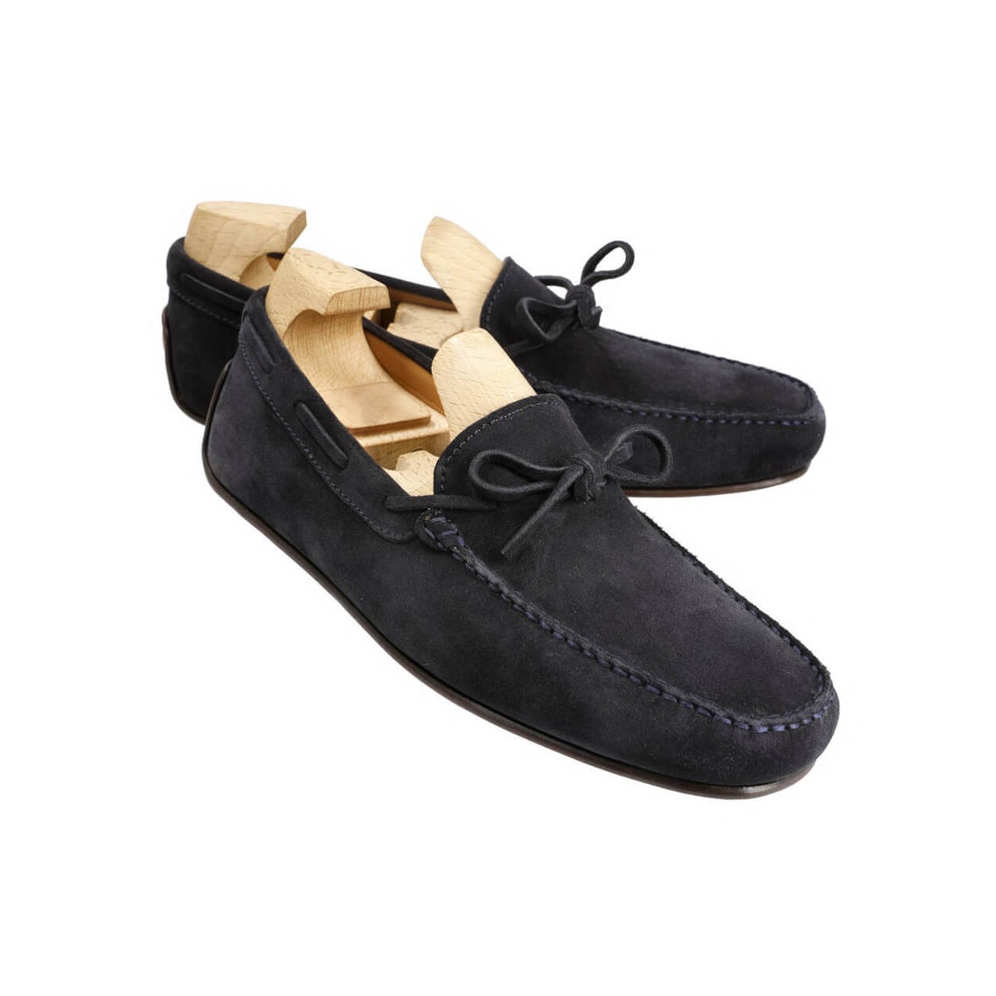 Navy Driving Suede
