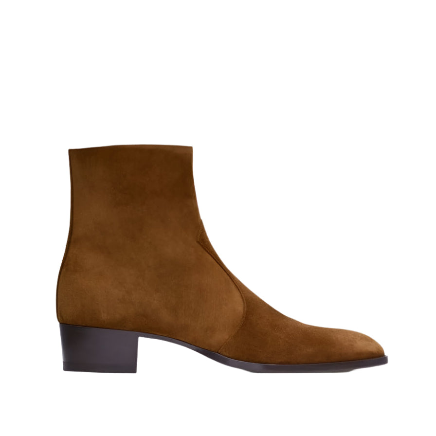 Pure Handmade Leather Cuban Boots for Men s