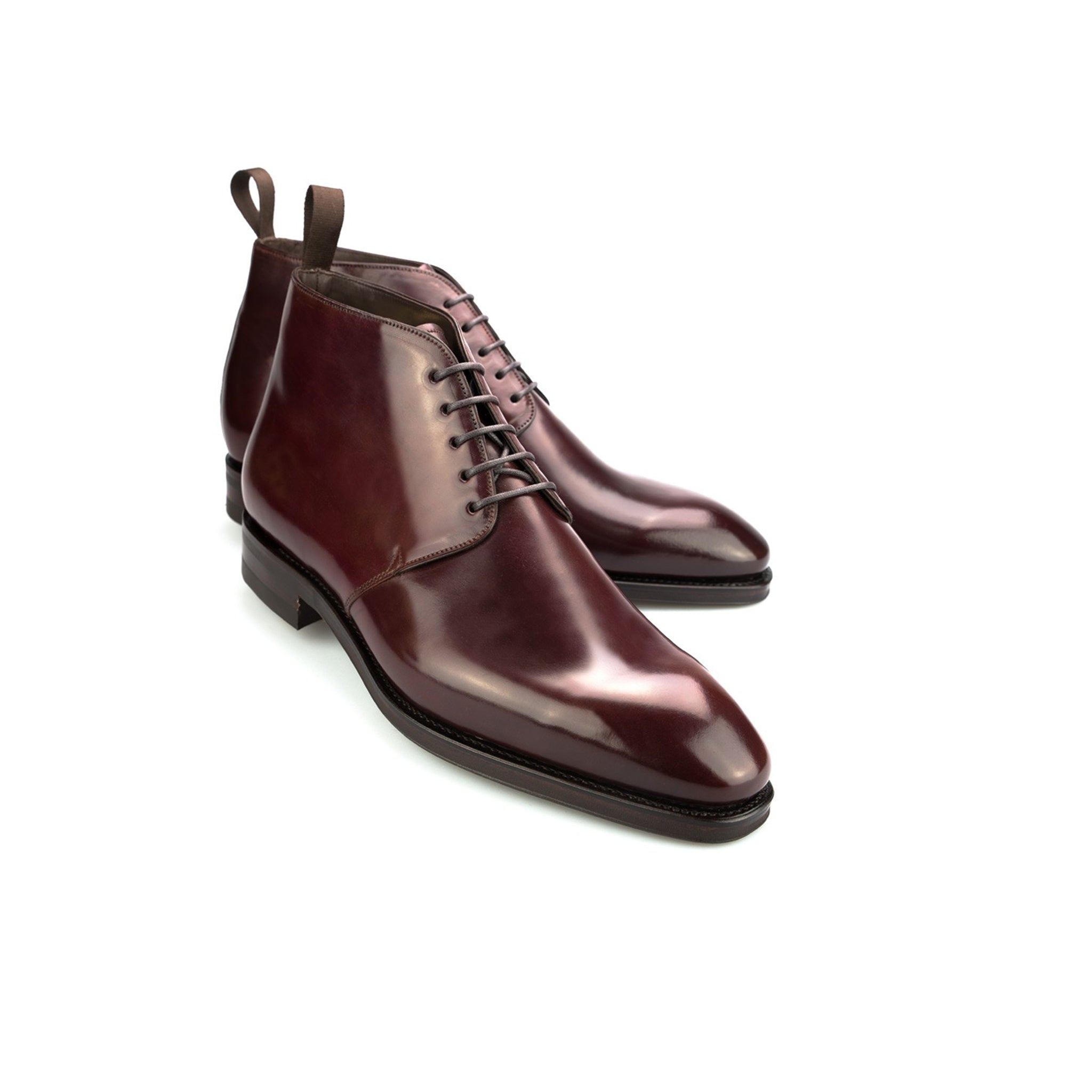Wine Chukka Boots for Men s
