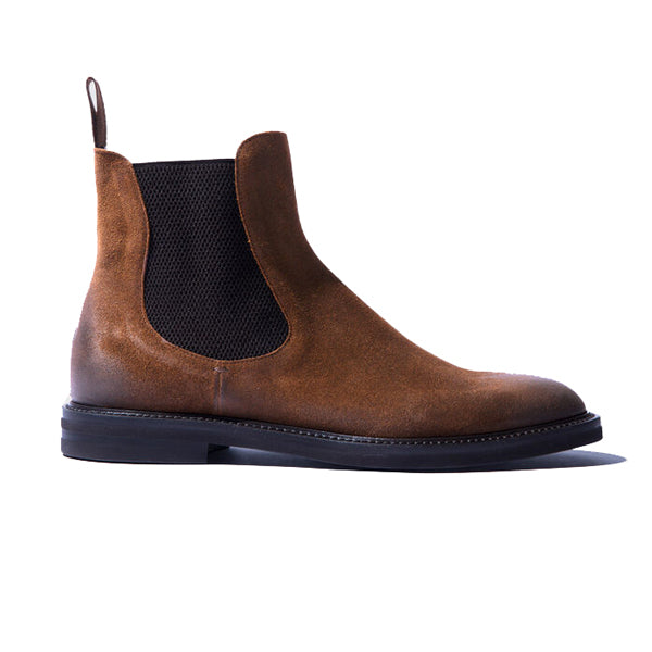 Classic Chelsea Tan Coloured Suede Leather Boots 637