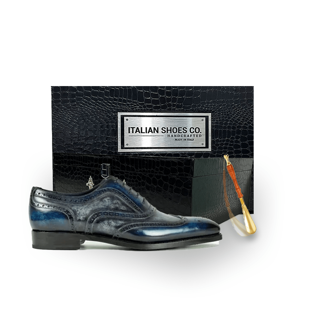 Wingtip Oxford Brogue Shade Grey Shoes