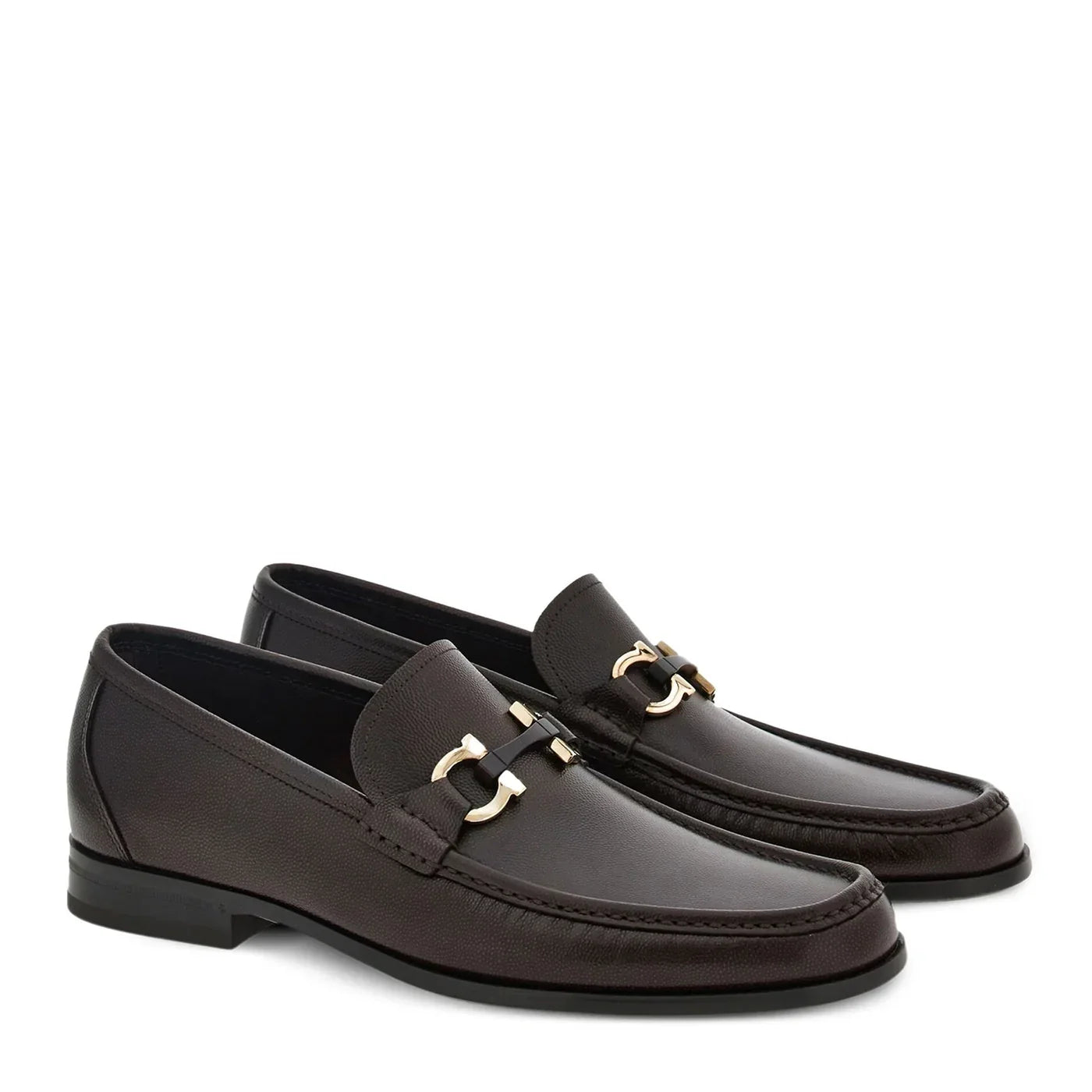 Classic Leather Horsebit Buckled Loafer for Men