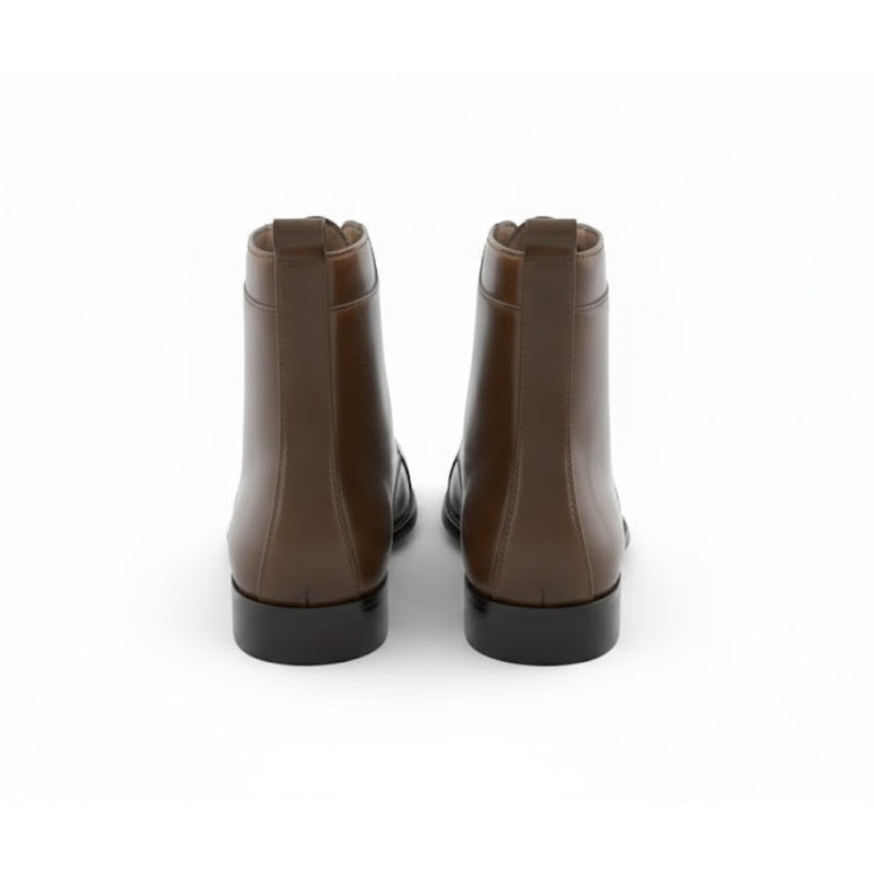 Cavalier Mocha Lace Up Dress Boots