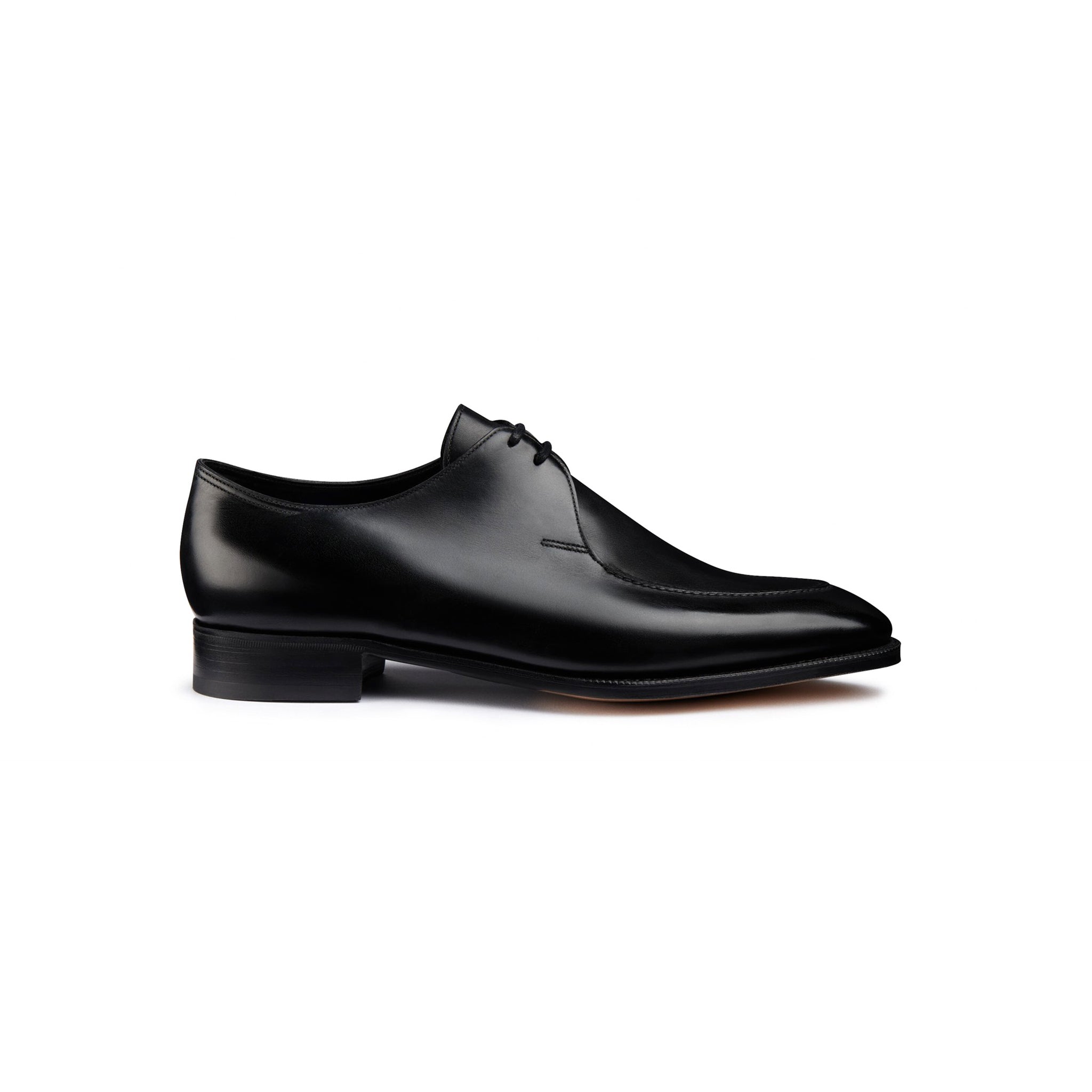 Classic Black Derby Shoes for Men s