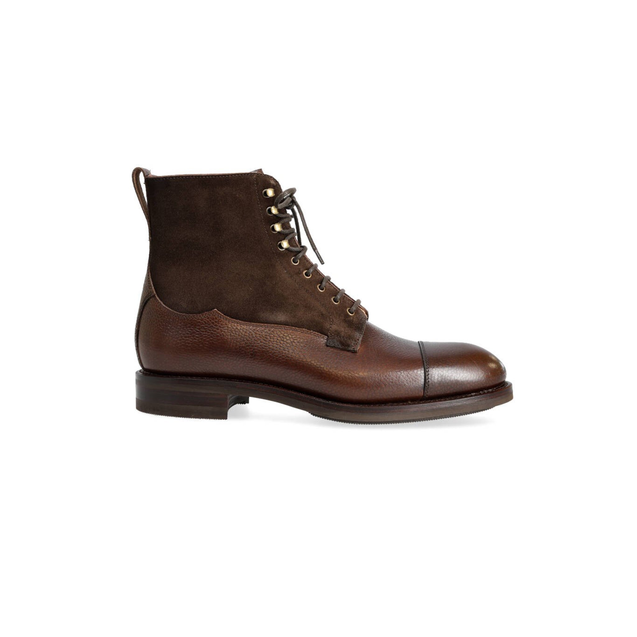 Cocoa Suede Work Boots for Men s