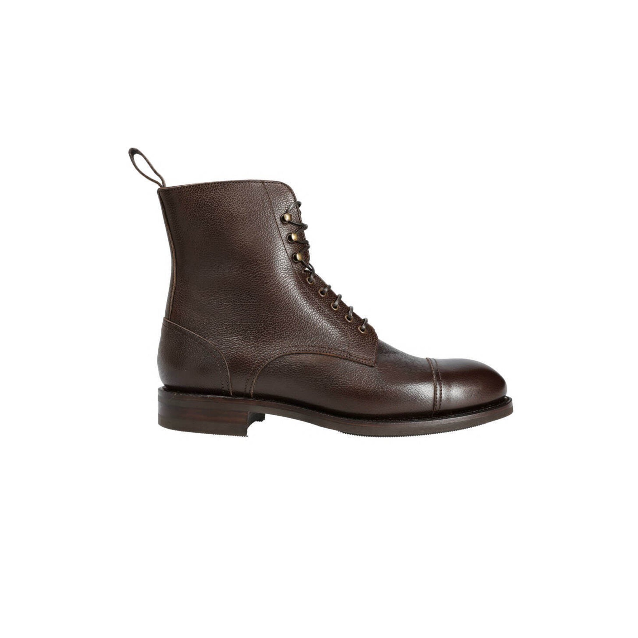 Taupe Lace up Men s Leather Boots