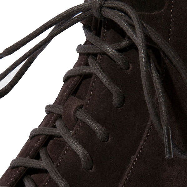 Derby Color Suede Leather High Ankle Boots