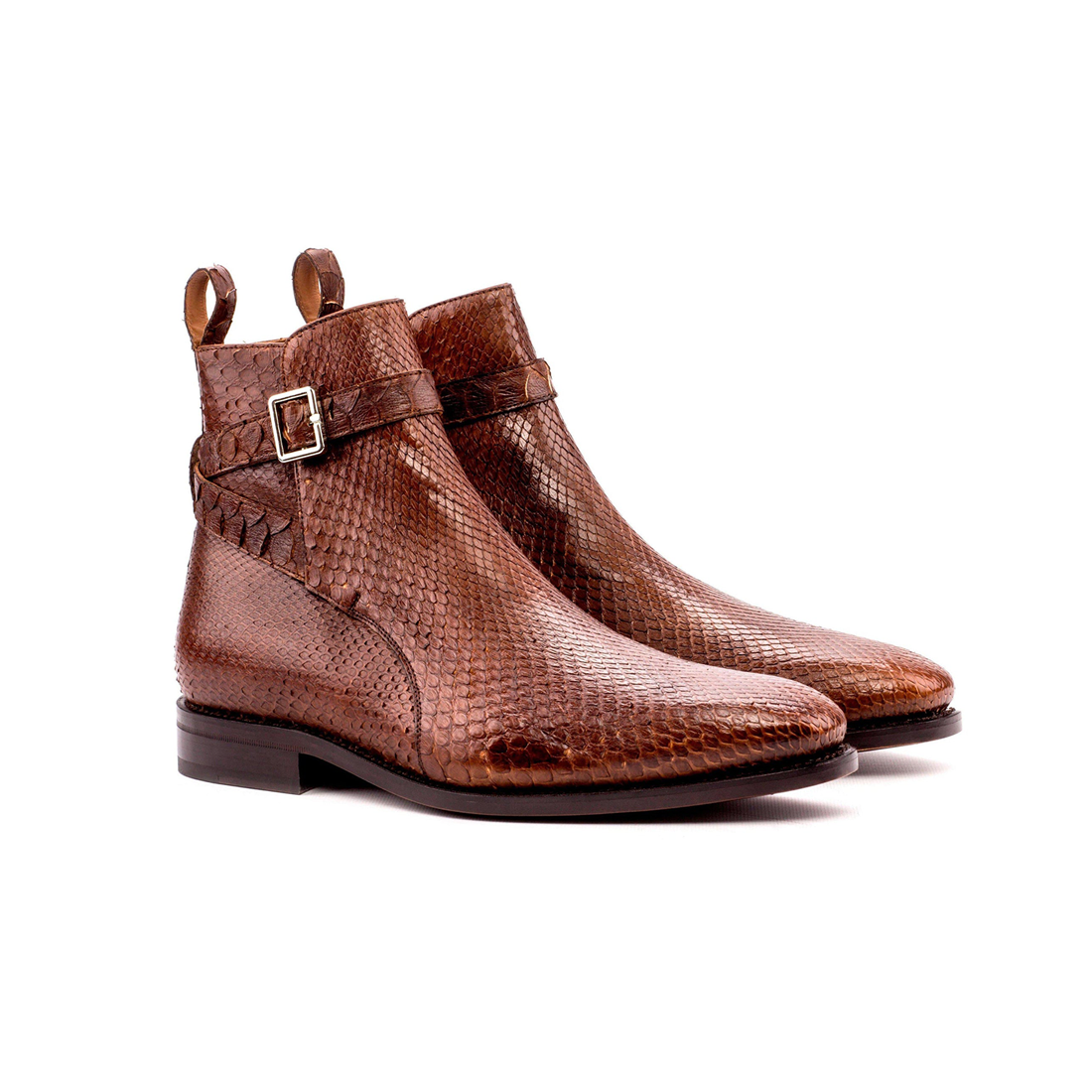 Jodhpur Python Boots