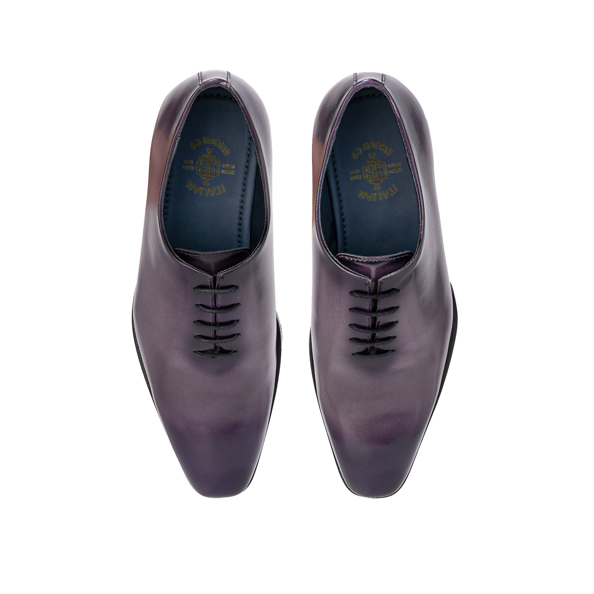 Caradonna Salvia Whole Cut Oxford Shoes