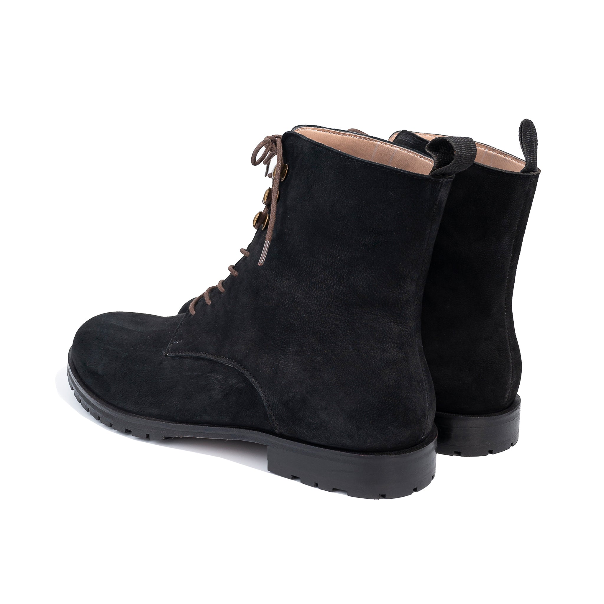 Clearance Federico Panelled Lace-Up Boots
