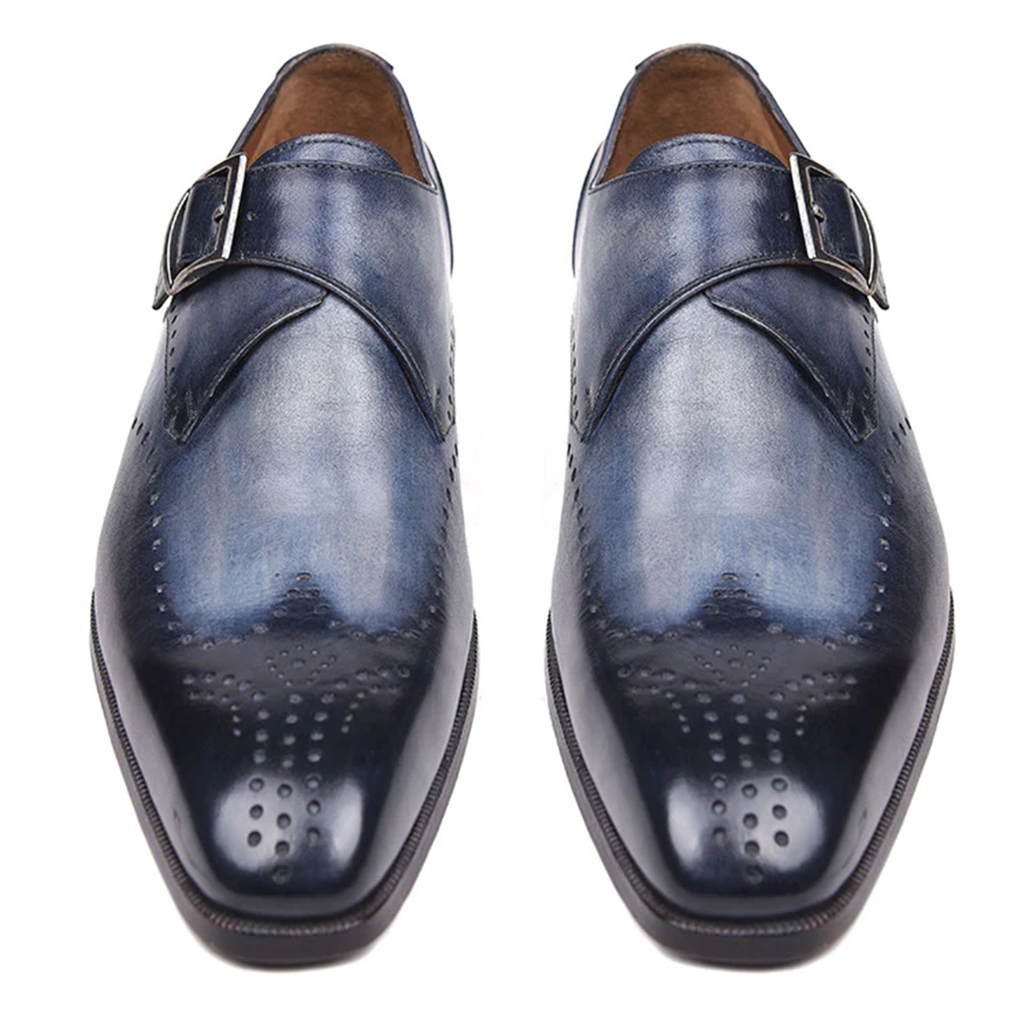 Lorenzo Brogue Single Monkstrap Shoes