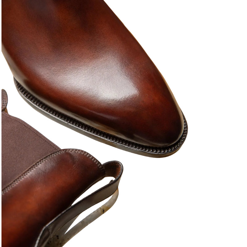 Classic Rich Espresso Chelsea Boots for Mens