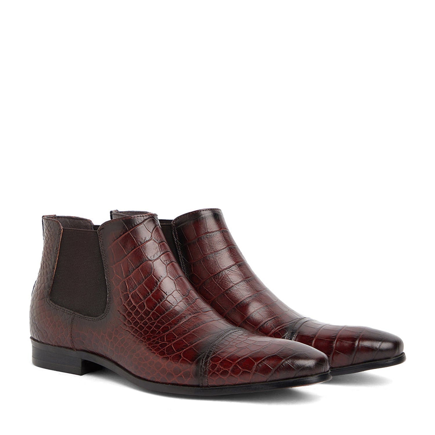 Chukka Croco Brown Boots