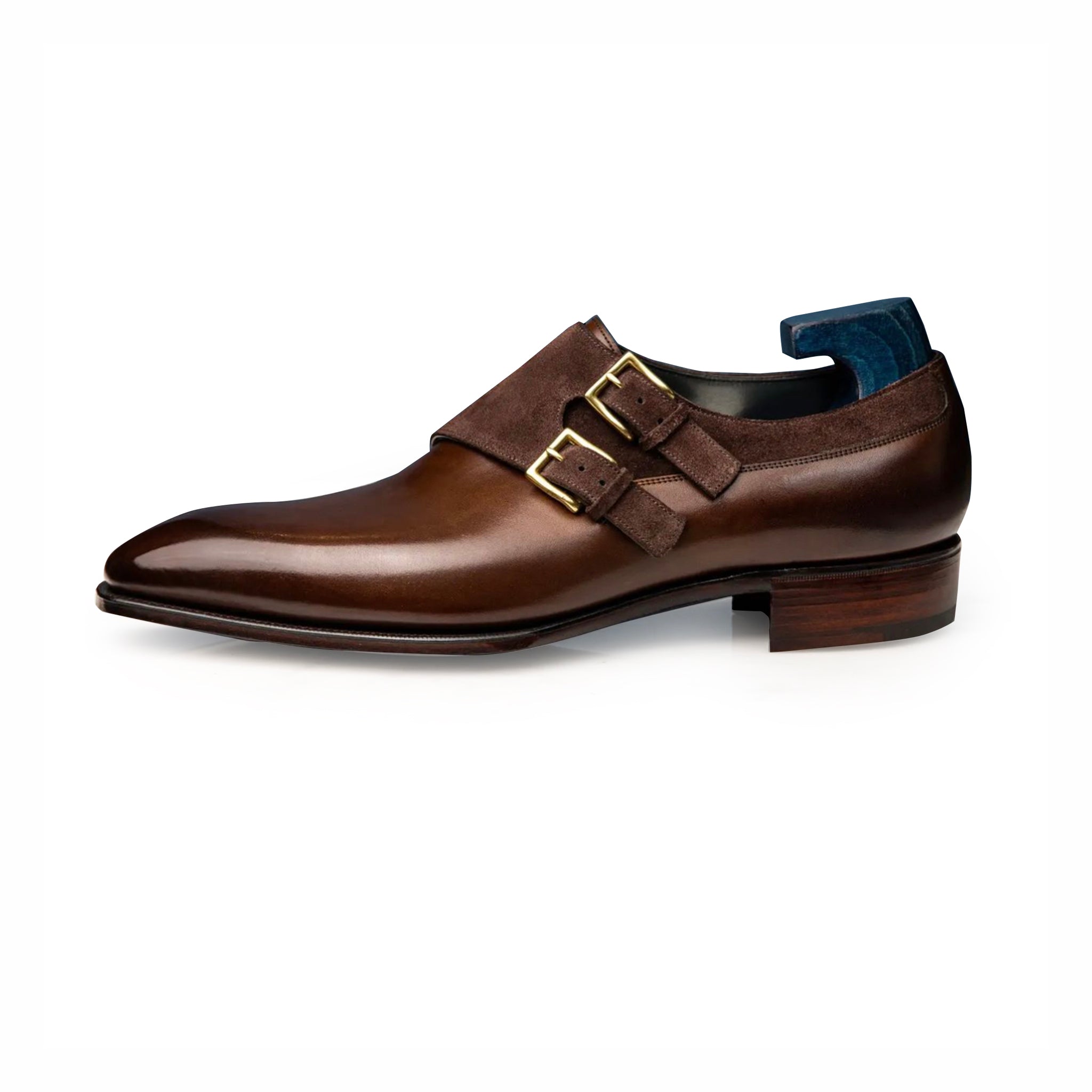 Cocoa Double Monk Straps Shoes