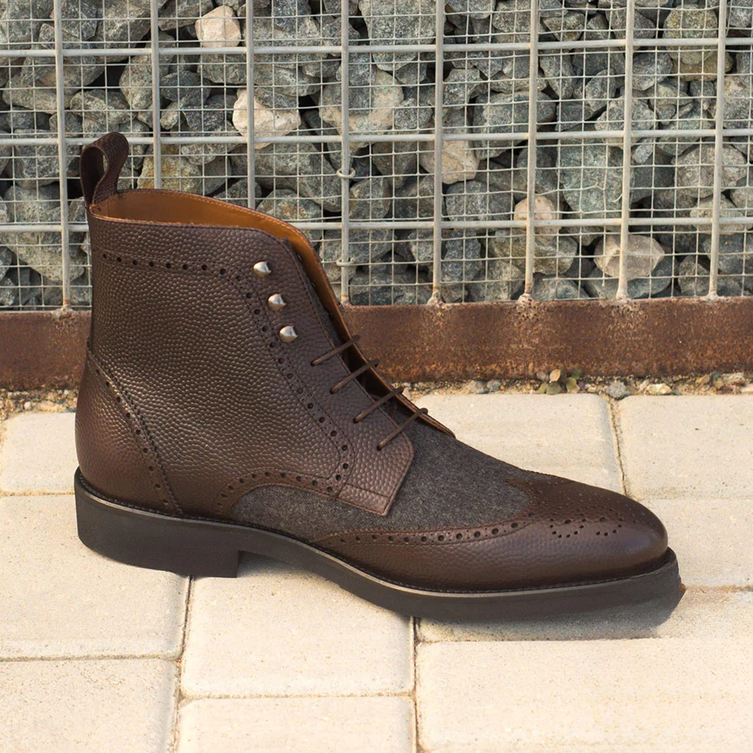 Military Brogue Boot