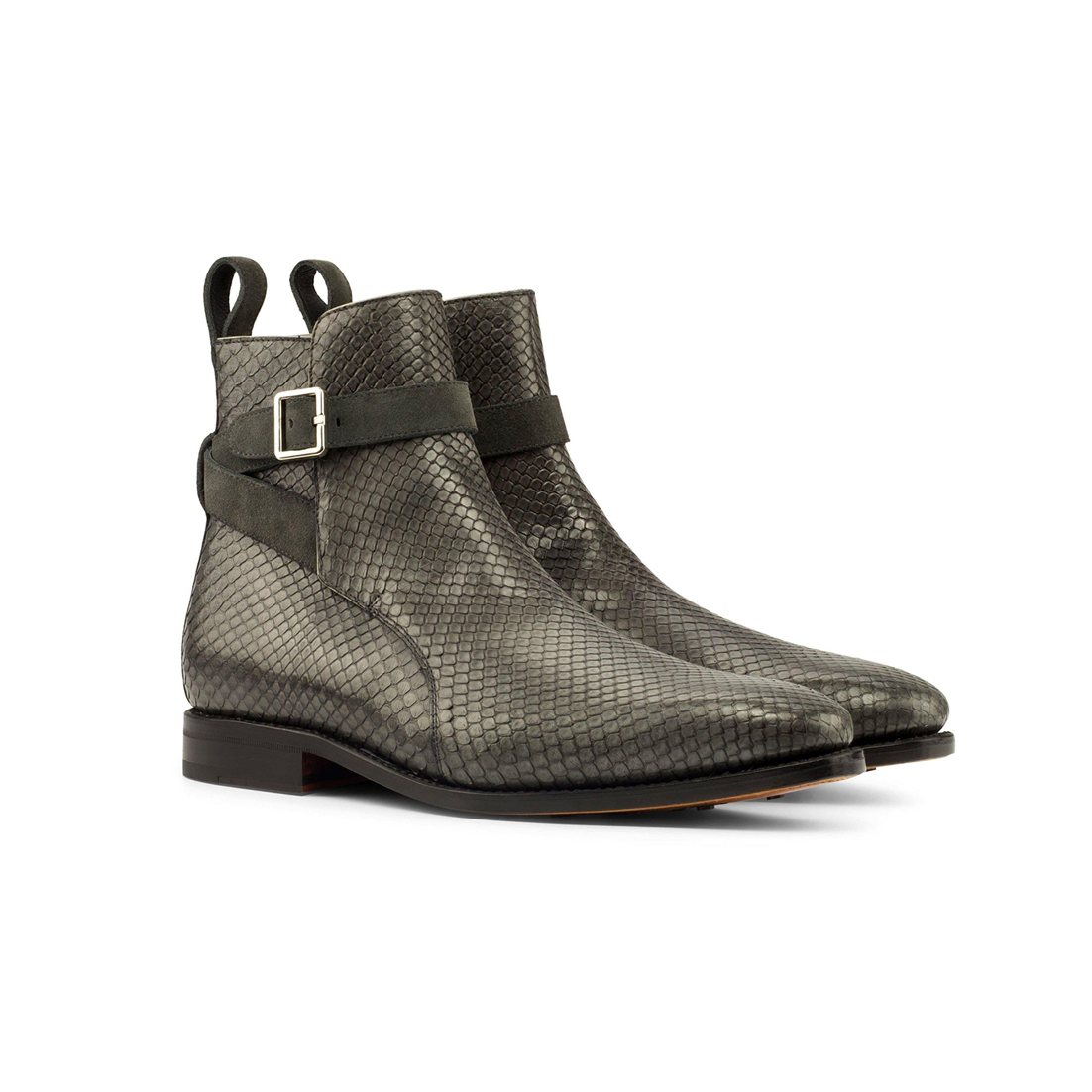 Jodhpur Python Boots