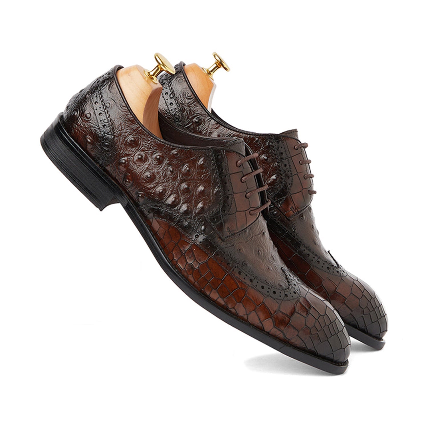 Ostrich Crocodile Shoes