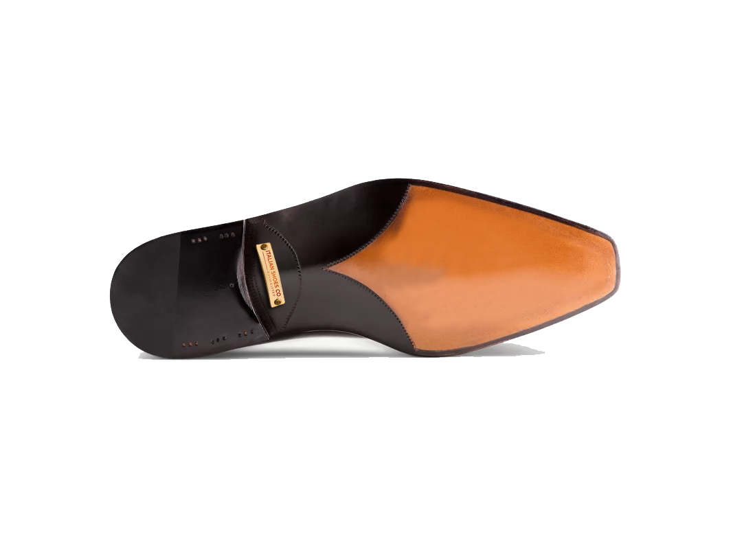 Oxford Shade Grey Leather Shoes India