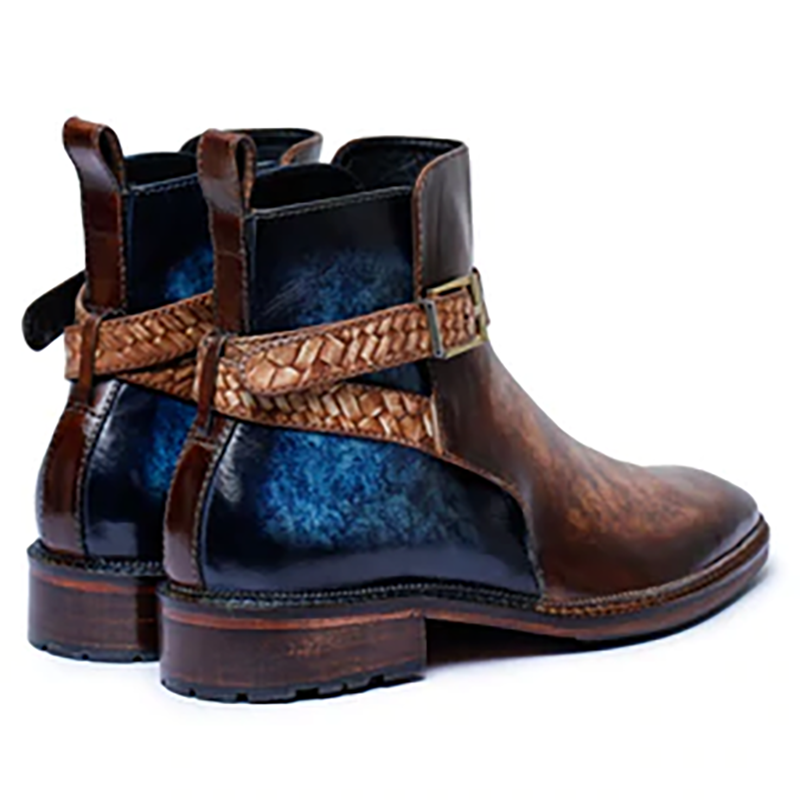 Andrea Cross Strap Boots