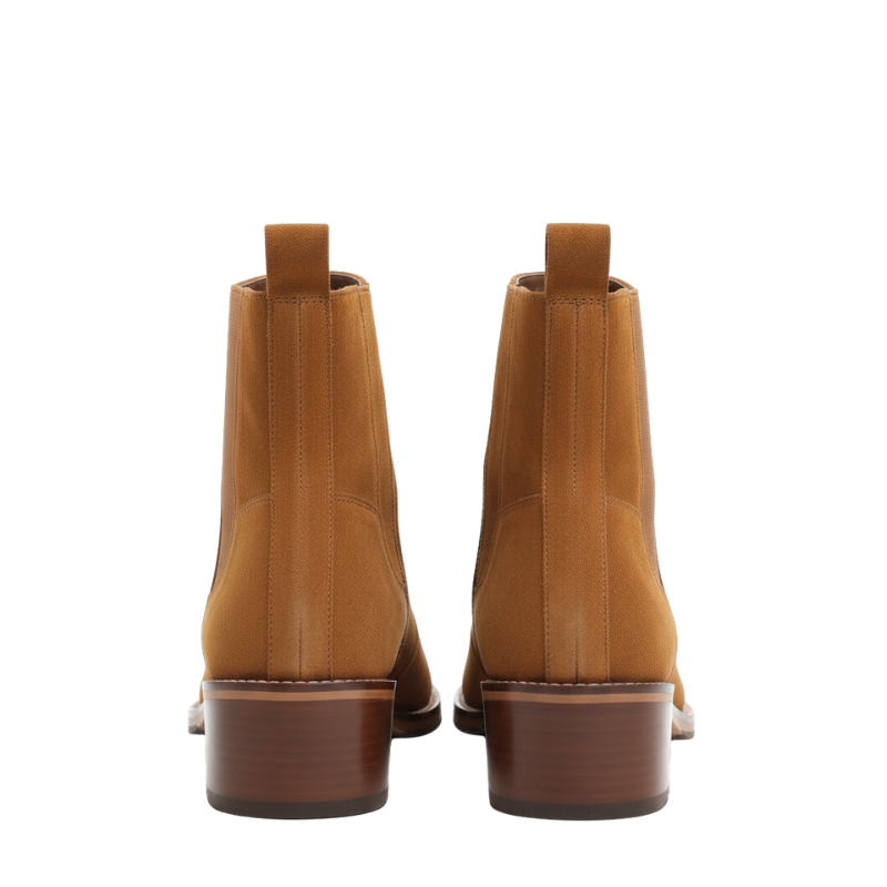 Aiden Suede Chelsea Boots With Side Zipper