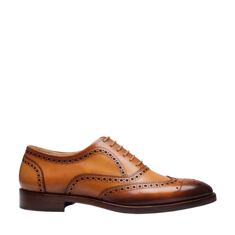 Amber Horizon Rustic Heritage Wingtip Brogue Oxford