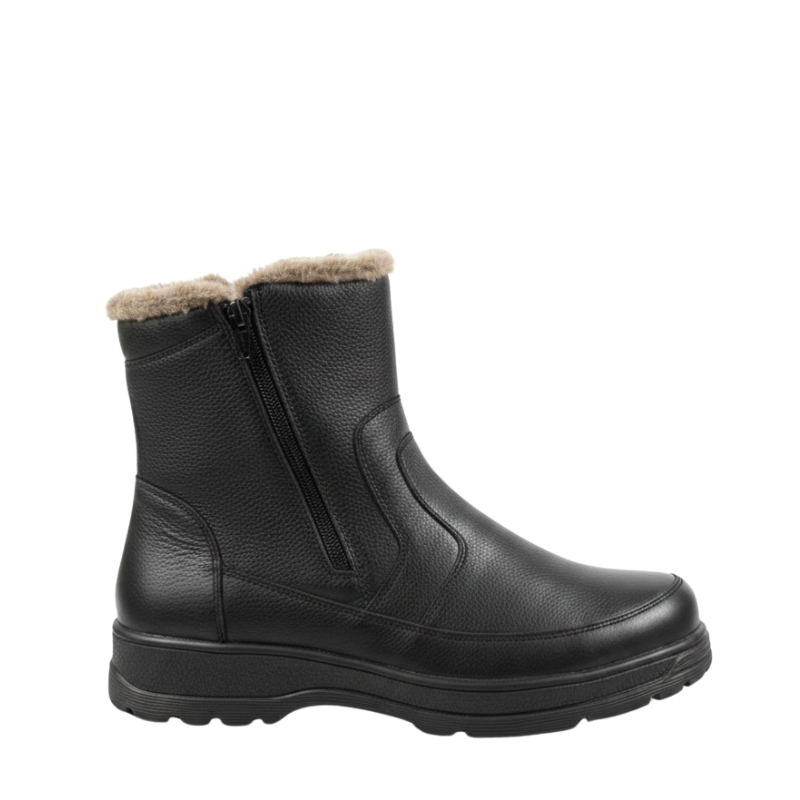 Arctic Shield Fur-Lined Leather Boots
