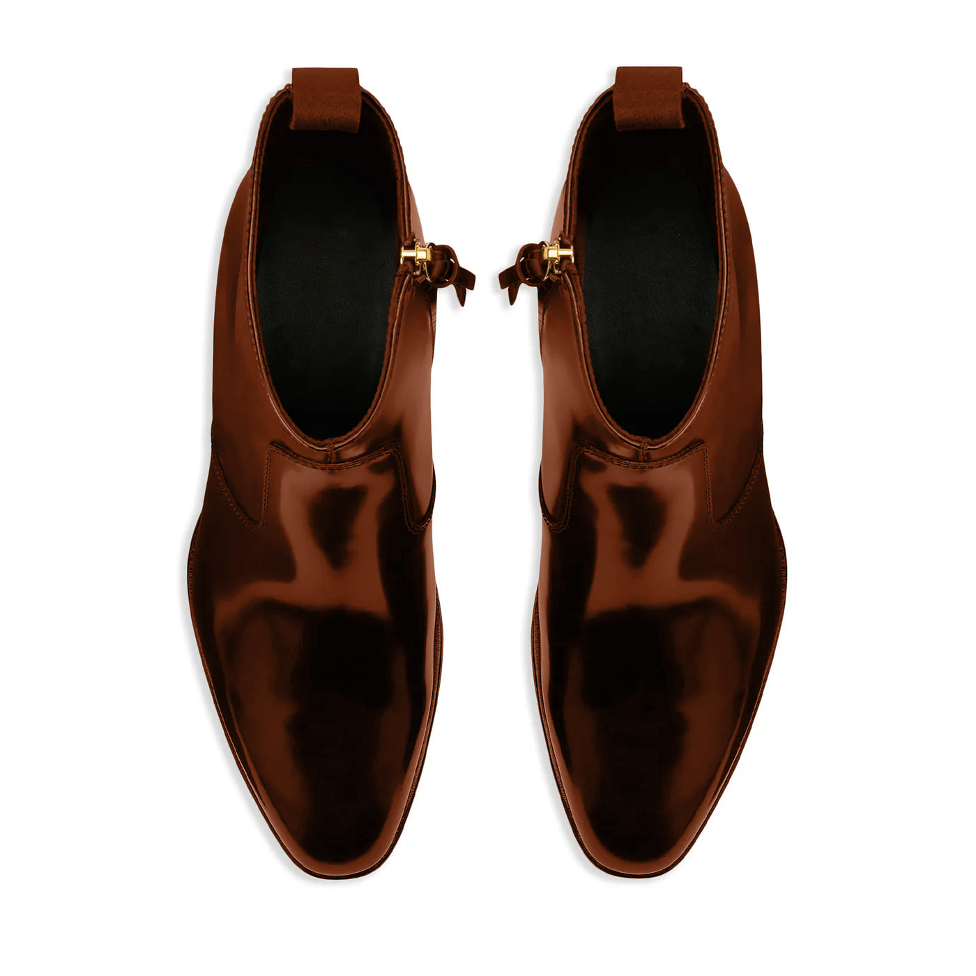 Ludhovic Brown Leather Ankle Boots