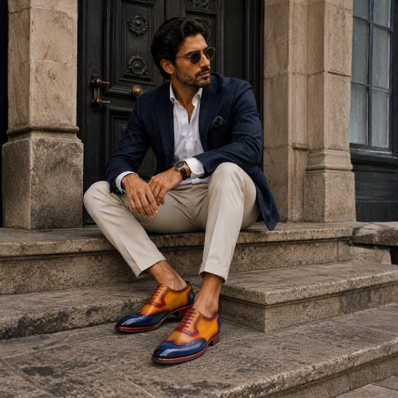 Aurora Flame Prestige Wingtip Brogue Oxford