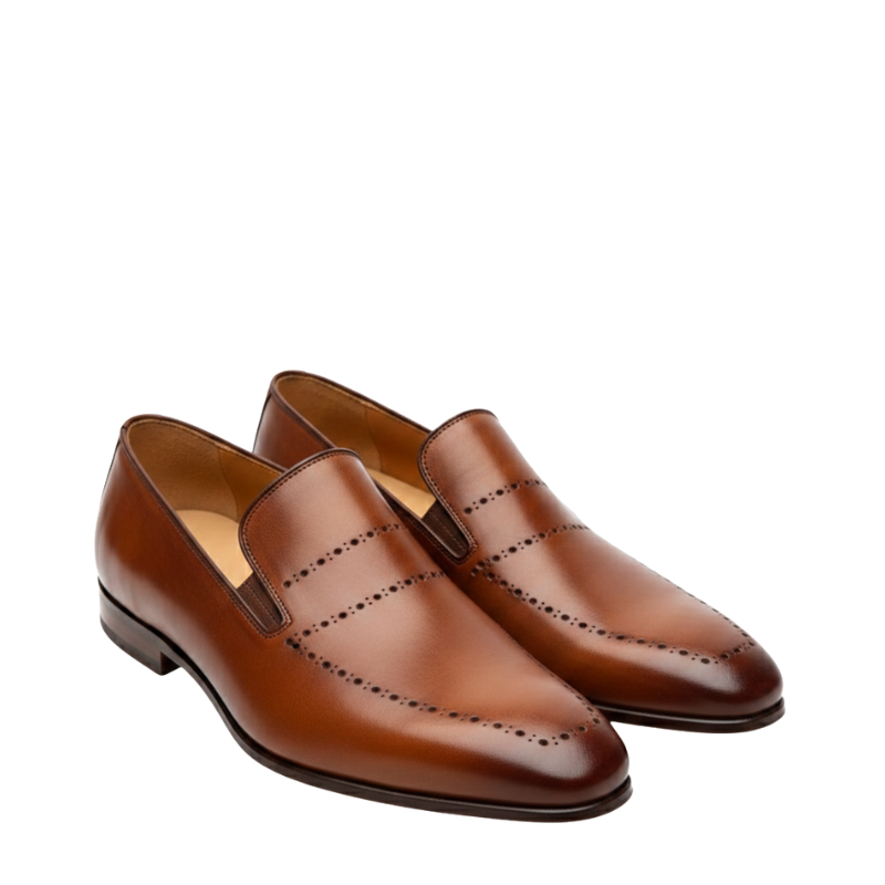Azure Grace Leather Santorini Mist Loafer