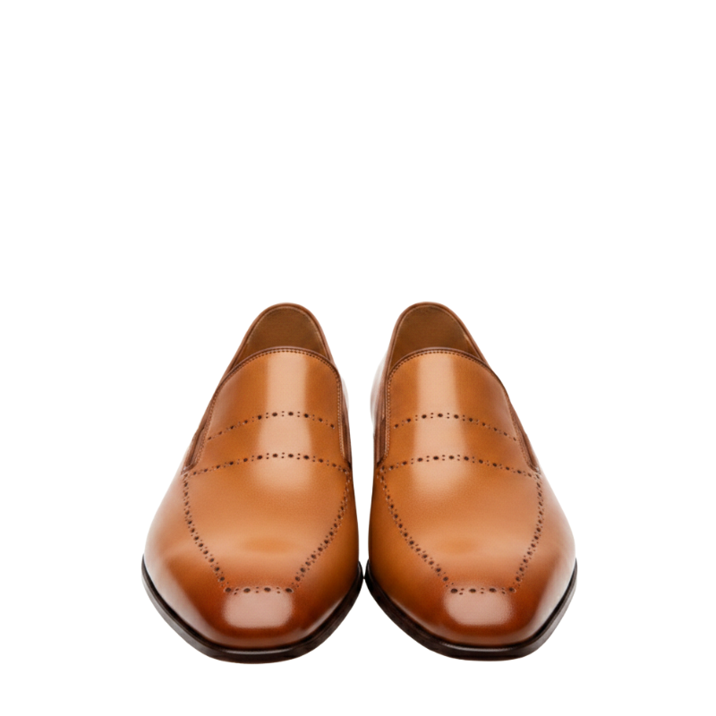 Azure Grace Leather Santorini Mist Loafer