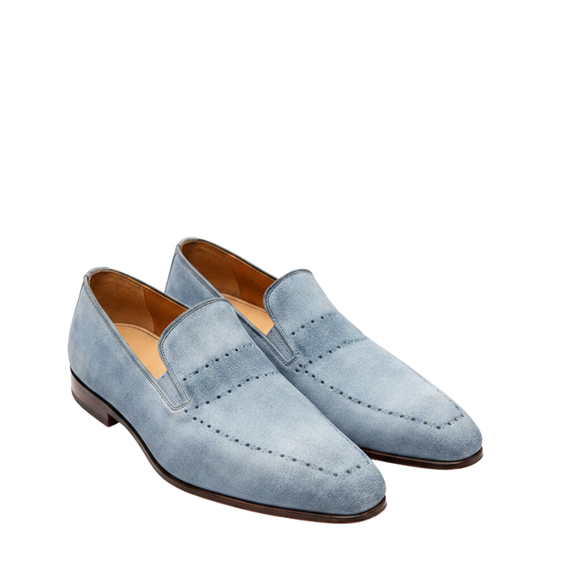 Azure Grace Suede Santorini Mist Loafer