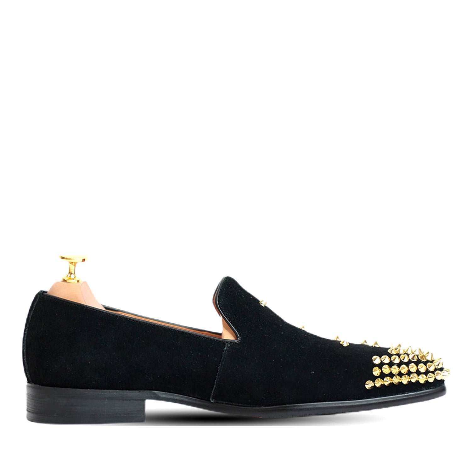 Suede Studded Slip On