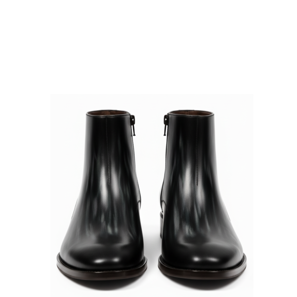 Italian Luxury Gradient Leather Chelsea Boots